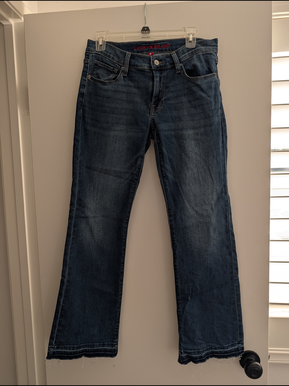 Lucky Brand Women's Dark Blue Sweet Mid Rise Boot Jeans
